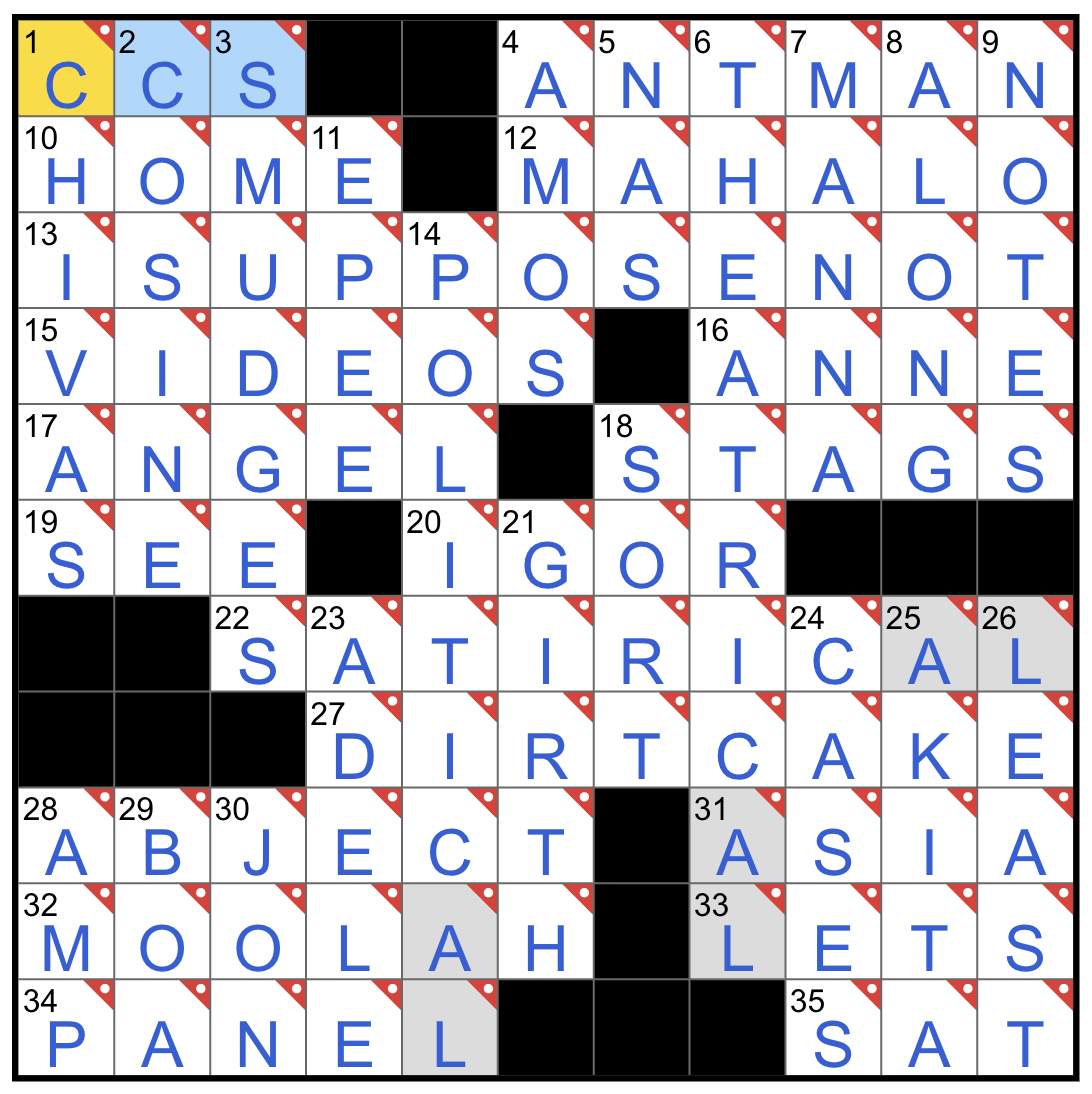 NYT May 23 2026 The Midi Crossword Answers NYT May 23 2026 The Midi Crossword Answers