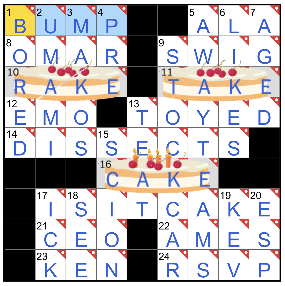 NYT May 24 2026 The Midi Crossword Answers