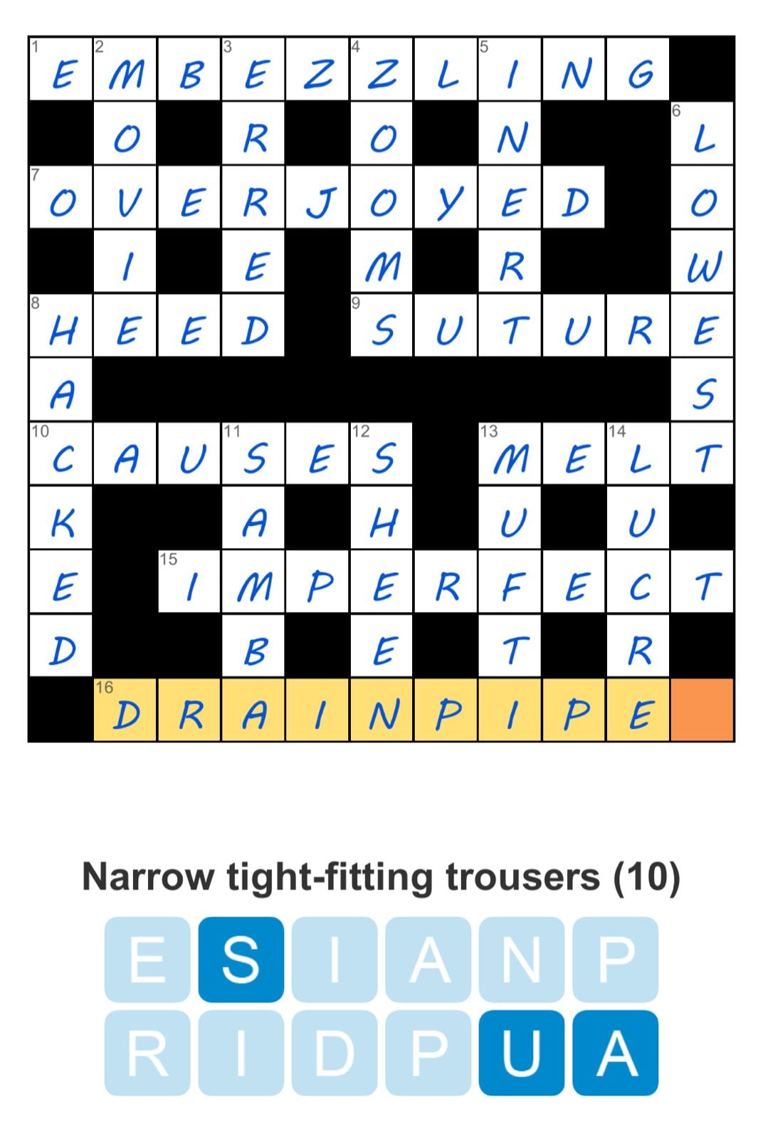 Puzzle Page Crossword June 1 2026