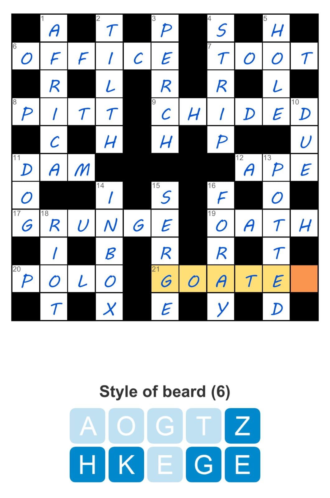 Puzzle Page Crossword May 12 2026