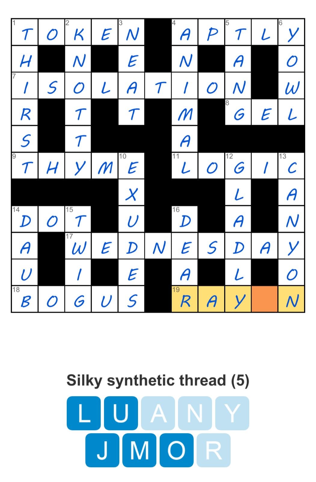 Puzzle Page Crossword May 13 2026