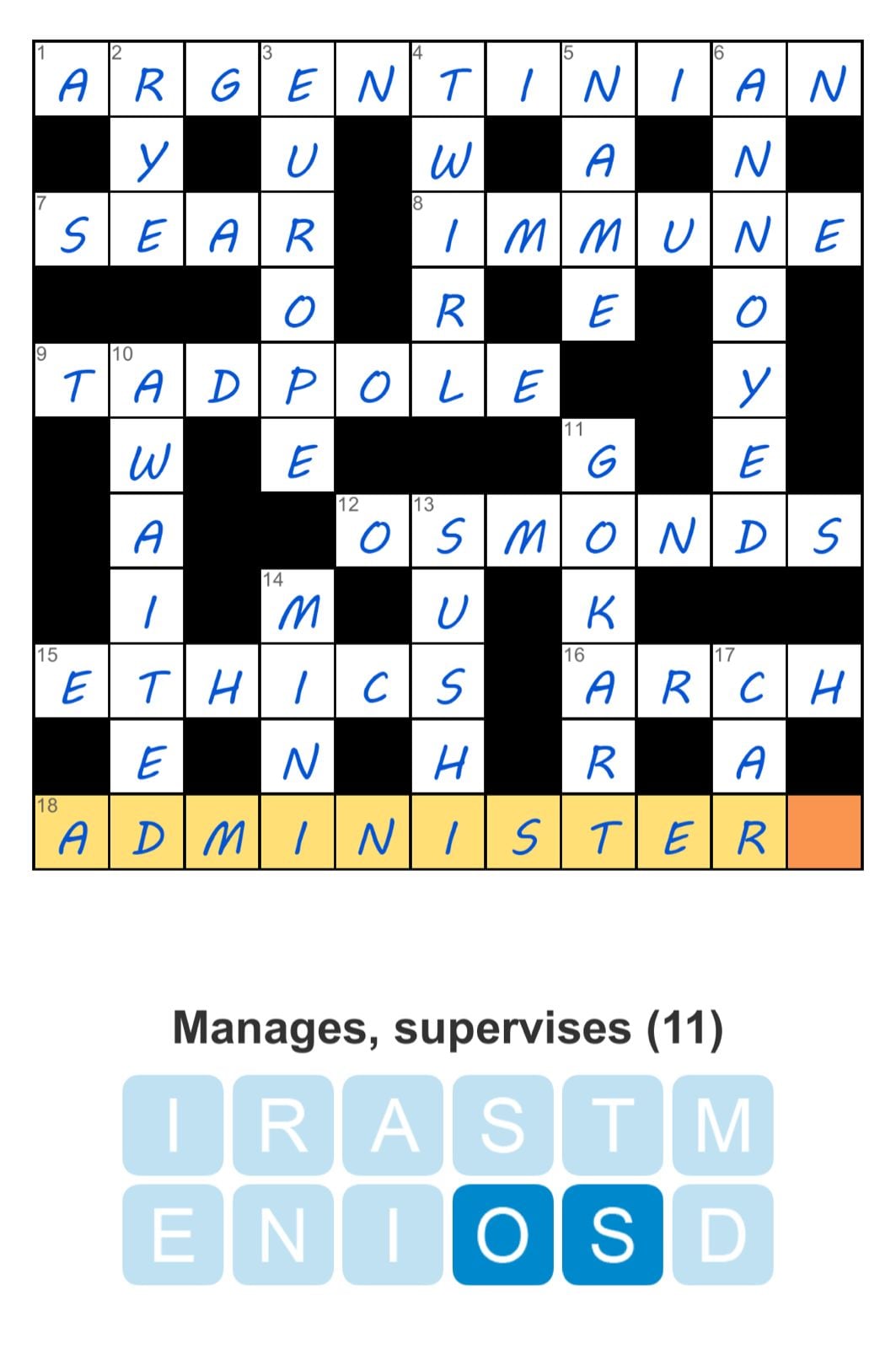 Puzzle Page Crossword May 25 2026