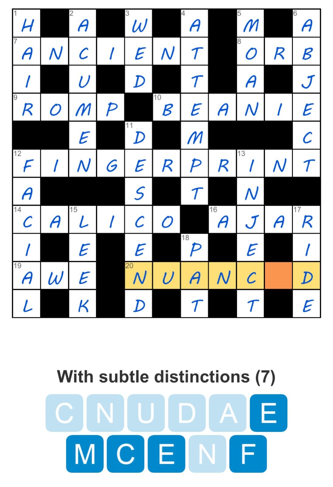 Puzzle Page Crossword May 29 2026