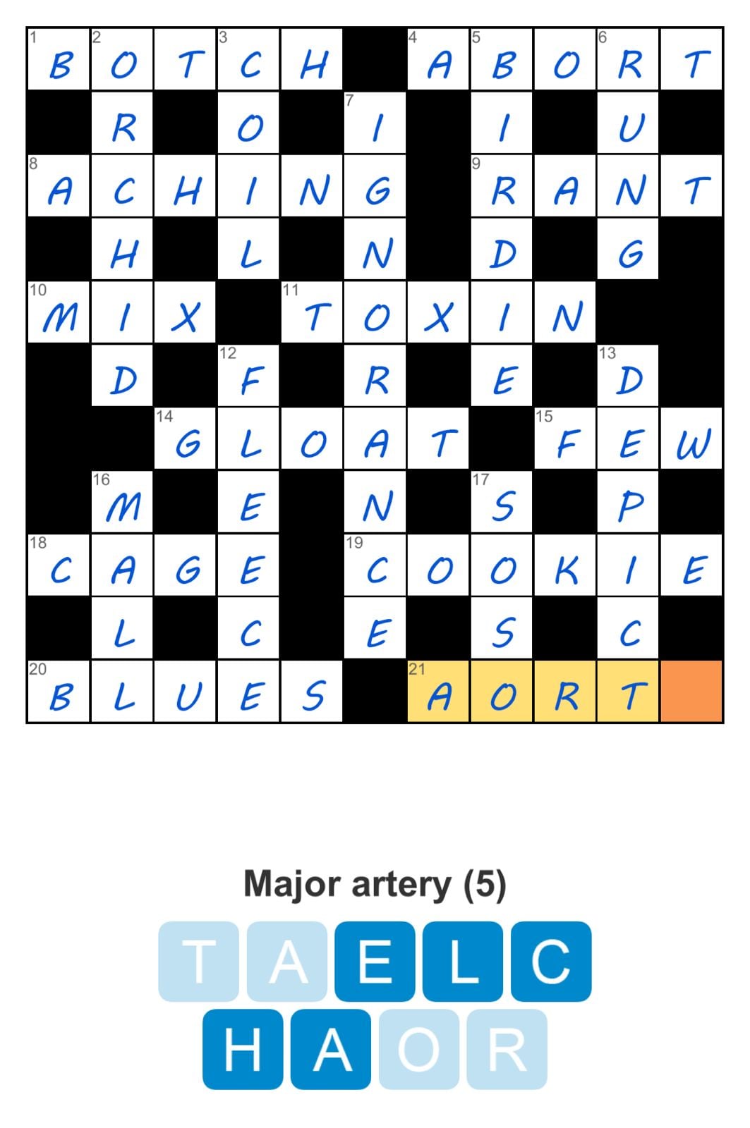 Puzzle Page Crossword May 9 2026