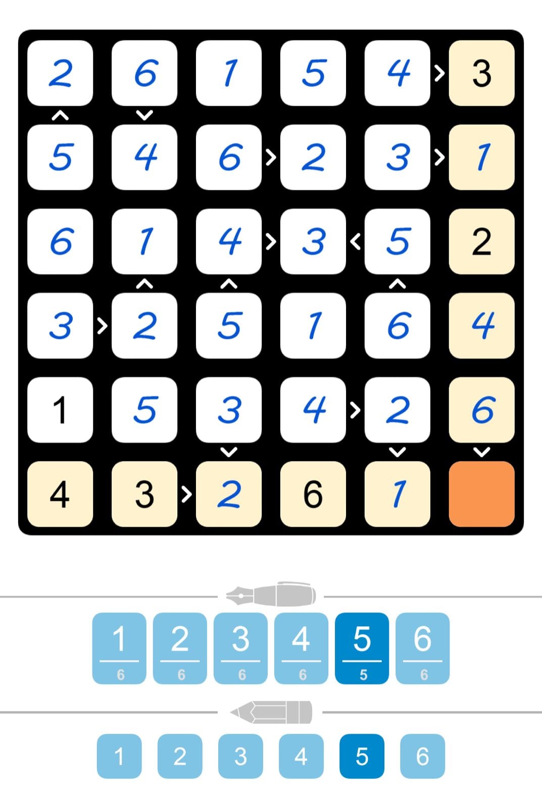 Puzzle Page Futoshiki May 22 2026 Puzzle Page Futoshiki May 22 2026