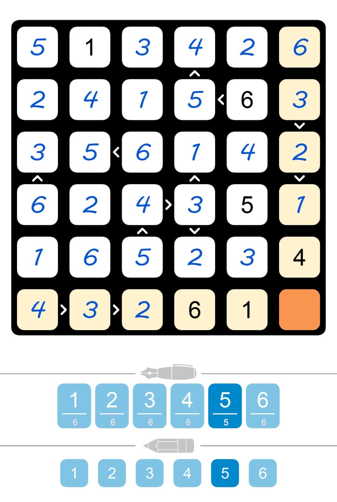 Puzzle Page Futoshiki May 29 2026