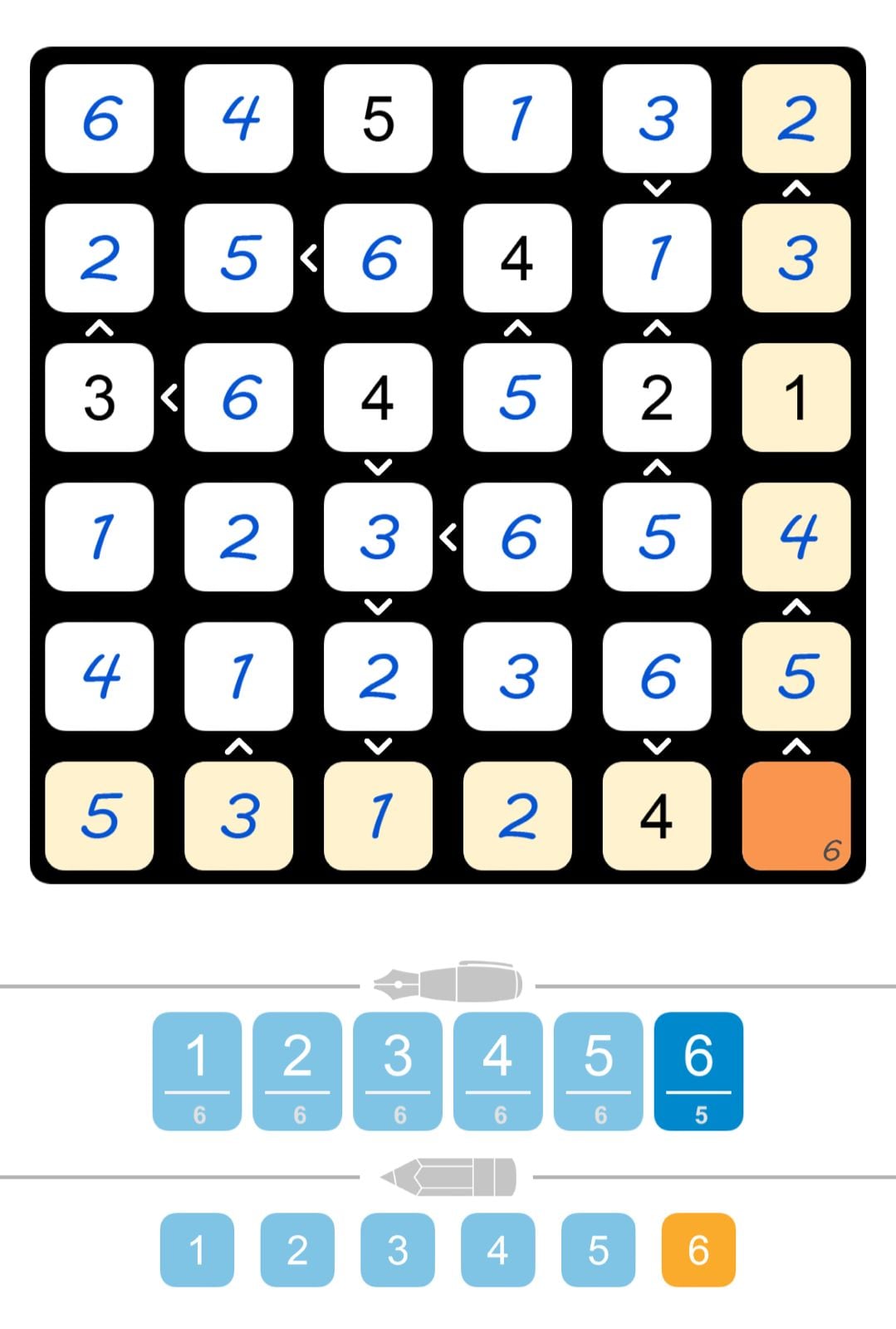 Puzzle Page Futoshiki May 9 2026