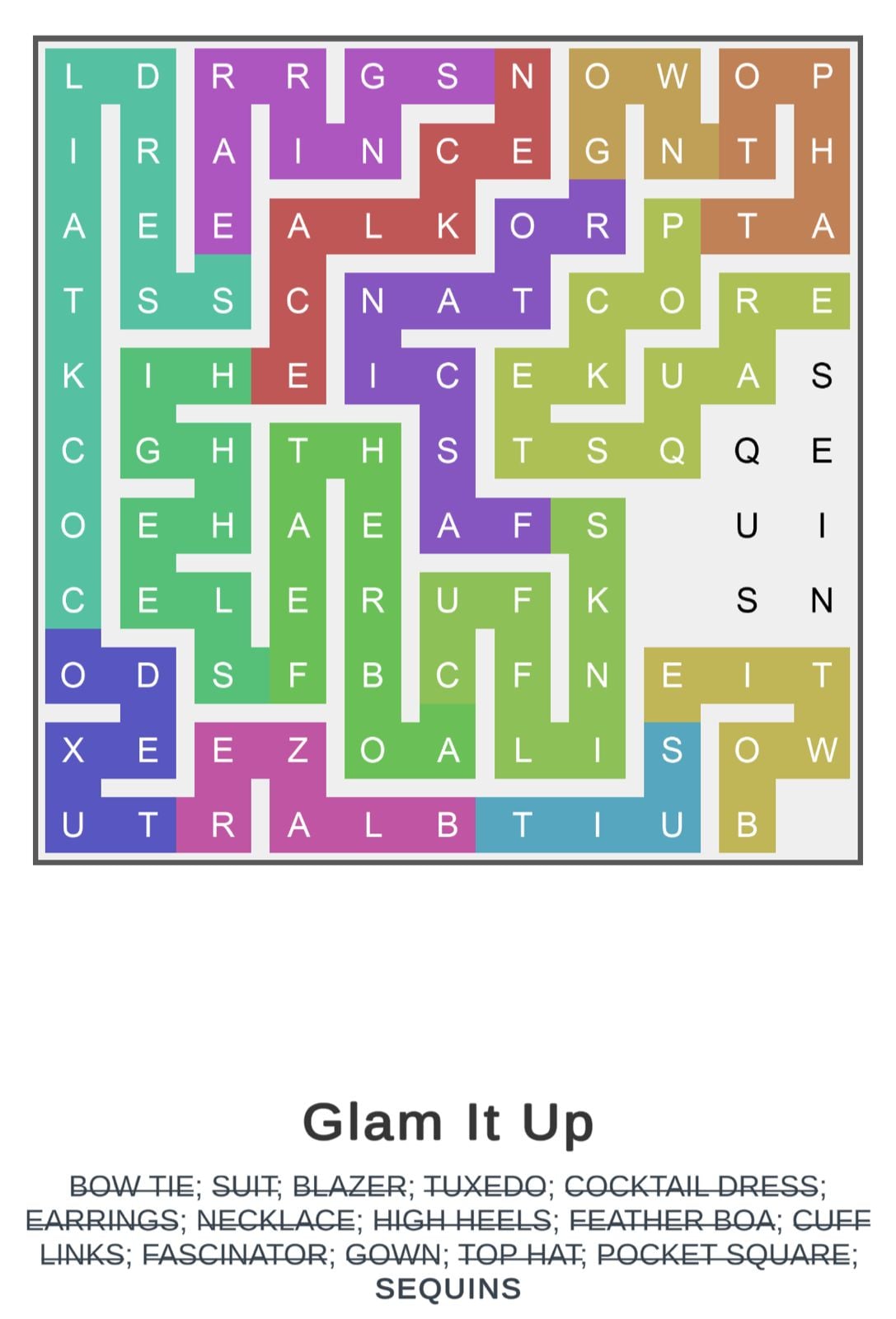 Puzzle Page Word Snake May 30 2026