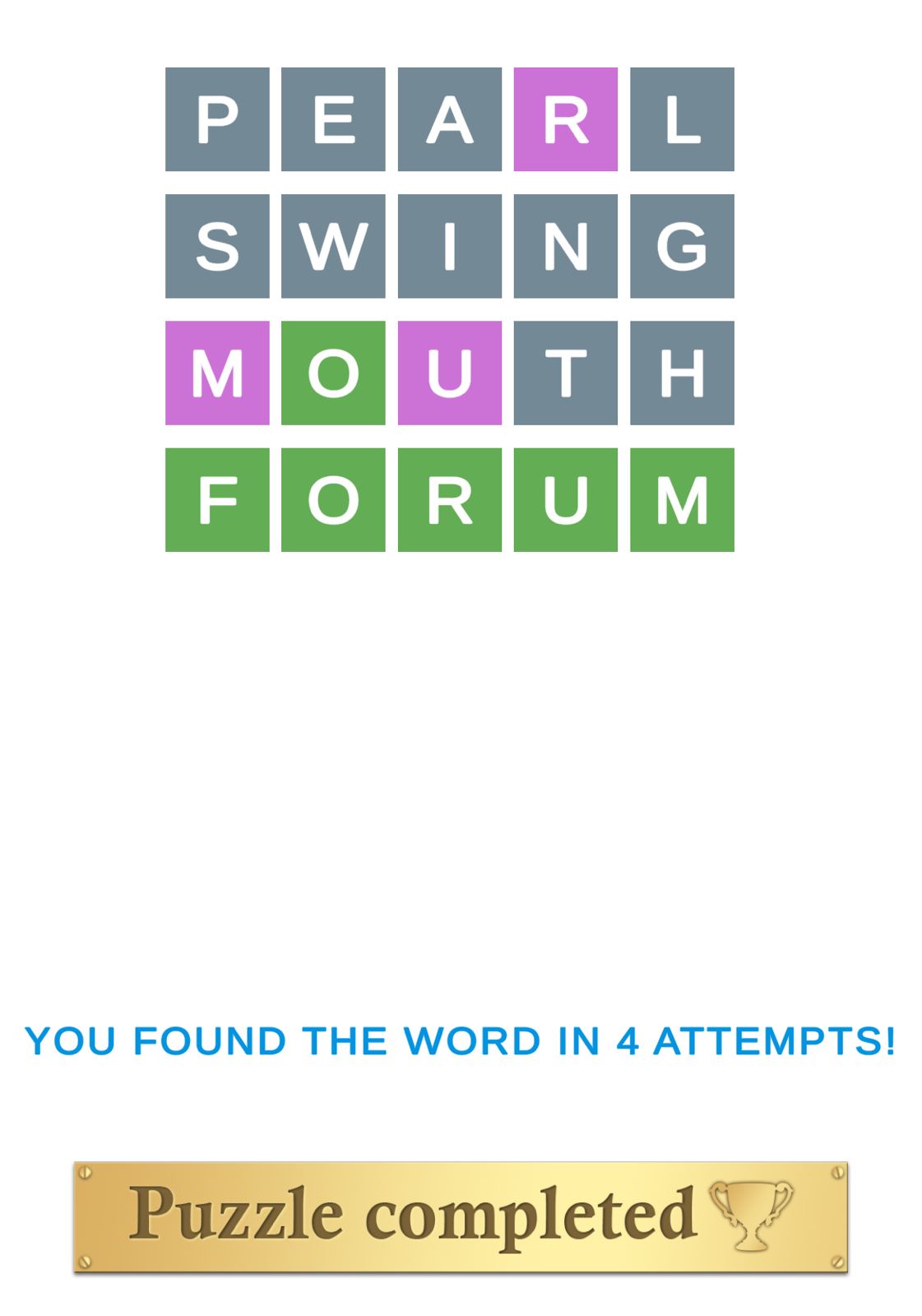 Puzzle Page Wordy May 15 2026
