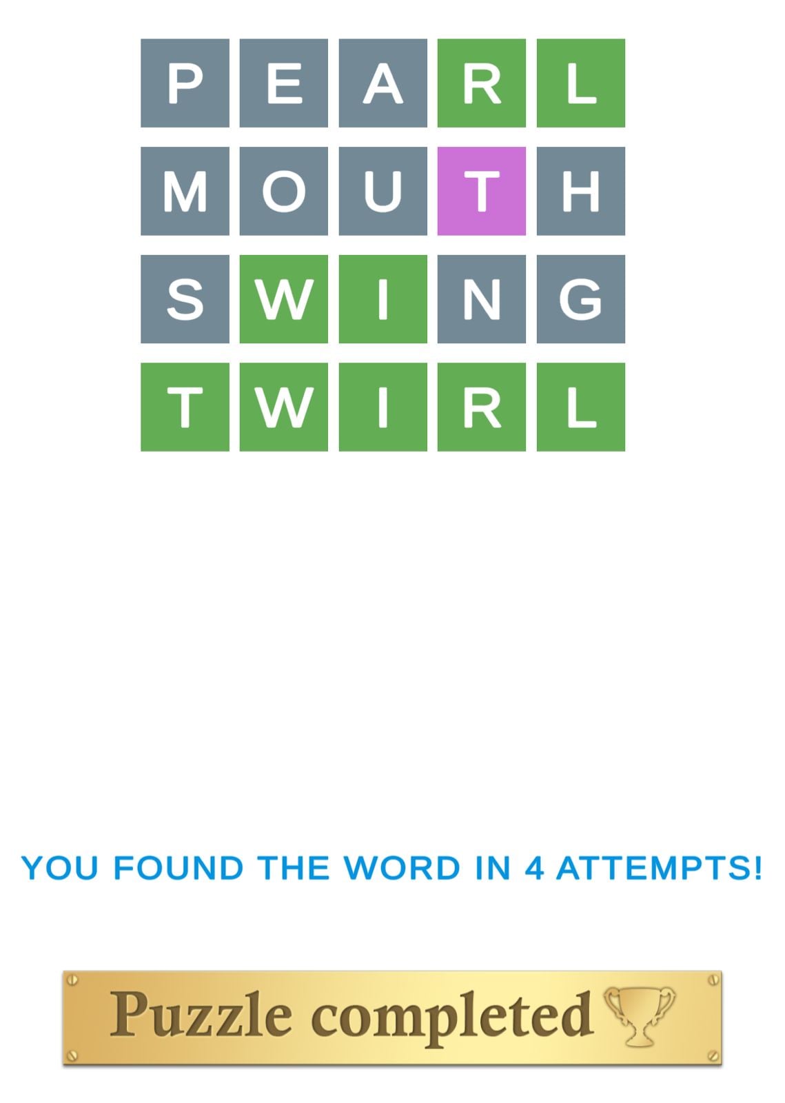 Puzzle Page Wordy May 16 2026