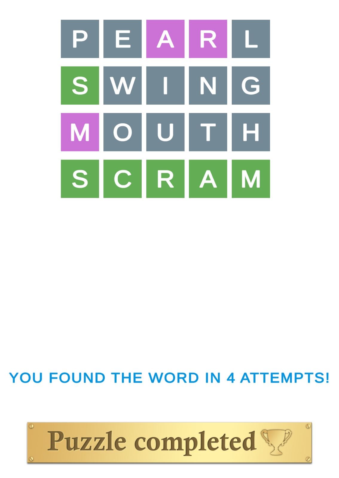 Puzzle Page Wordy May 29 2026