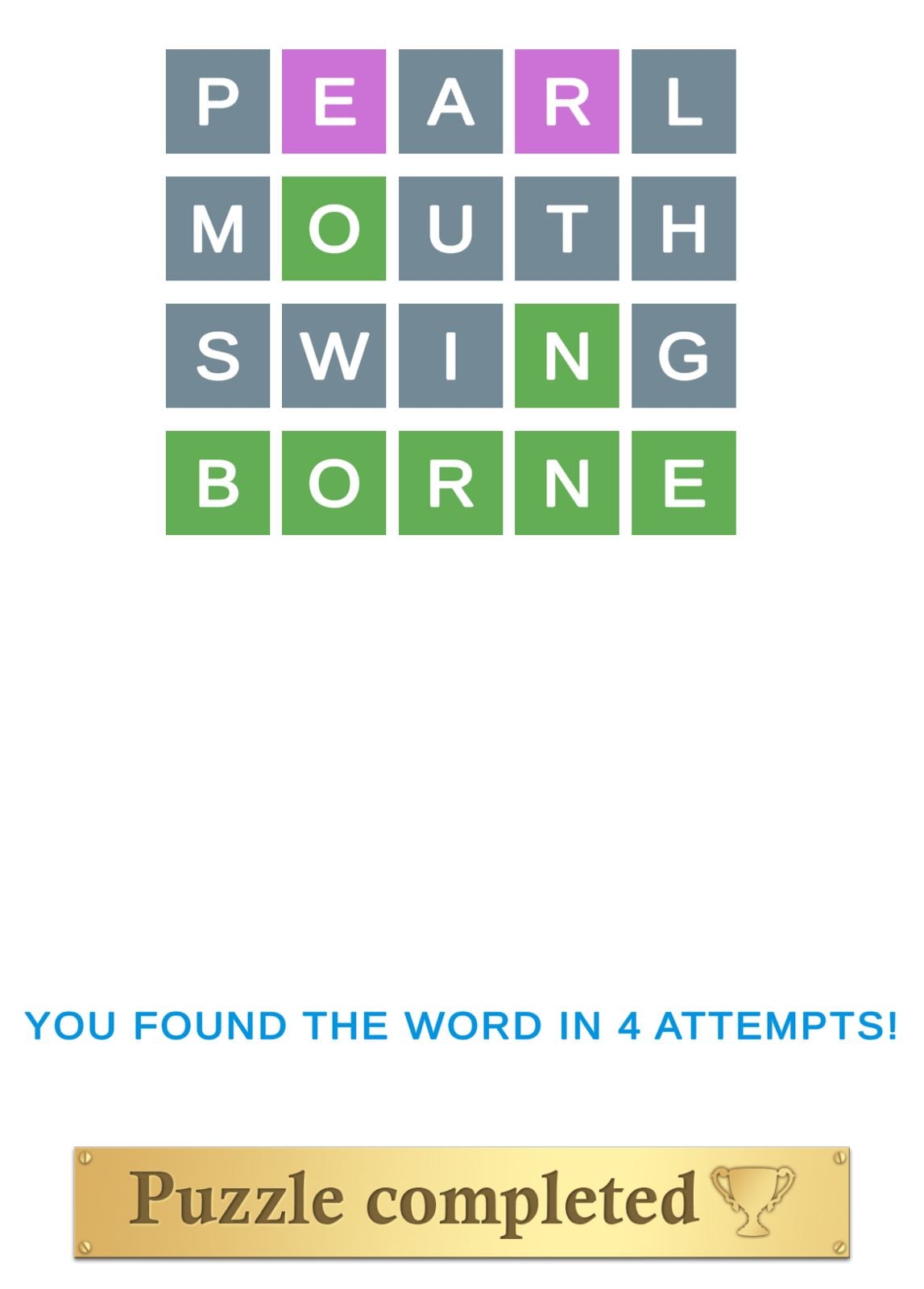 Puzzle Page Wordy May 31 2026
