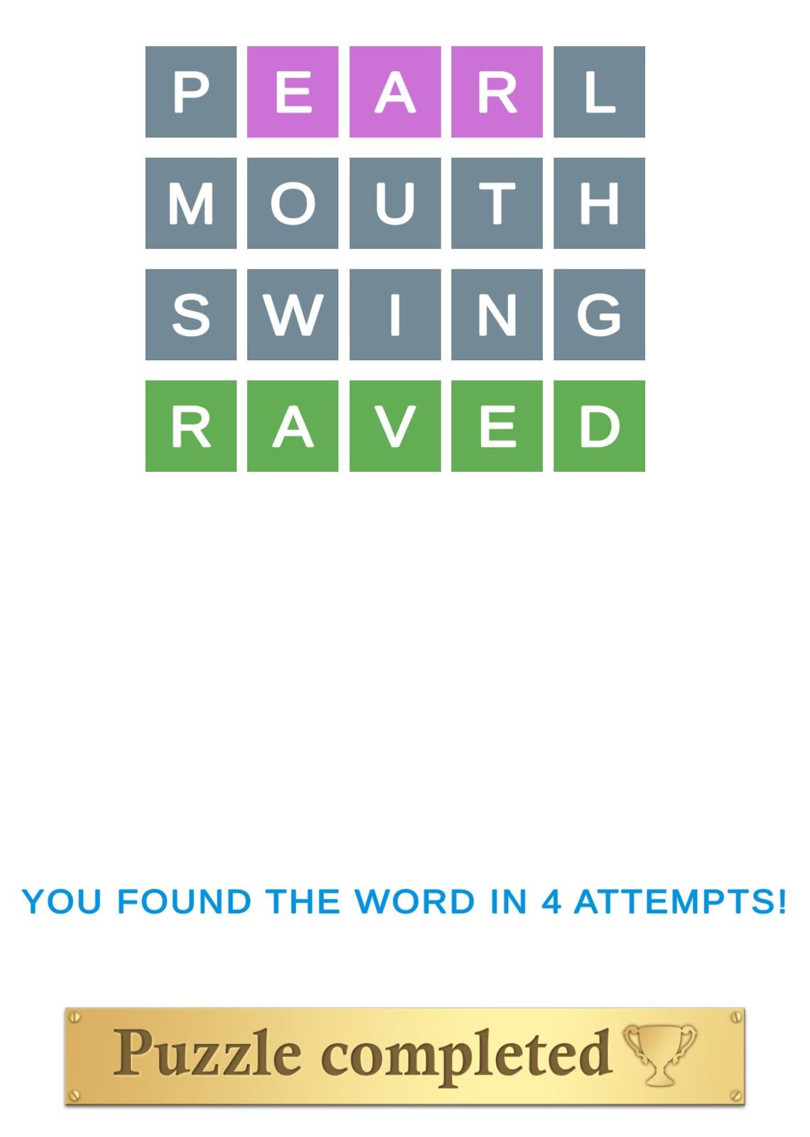 Puzzle Page Wordy May 5 2026