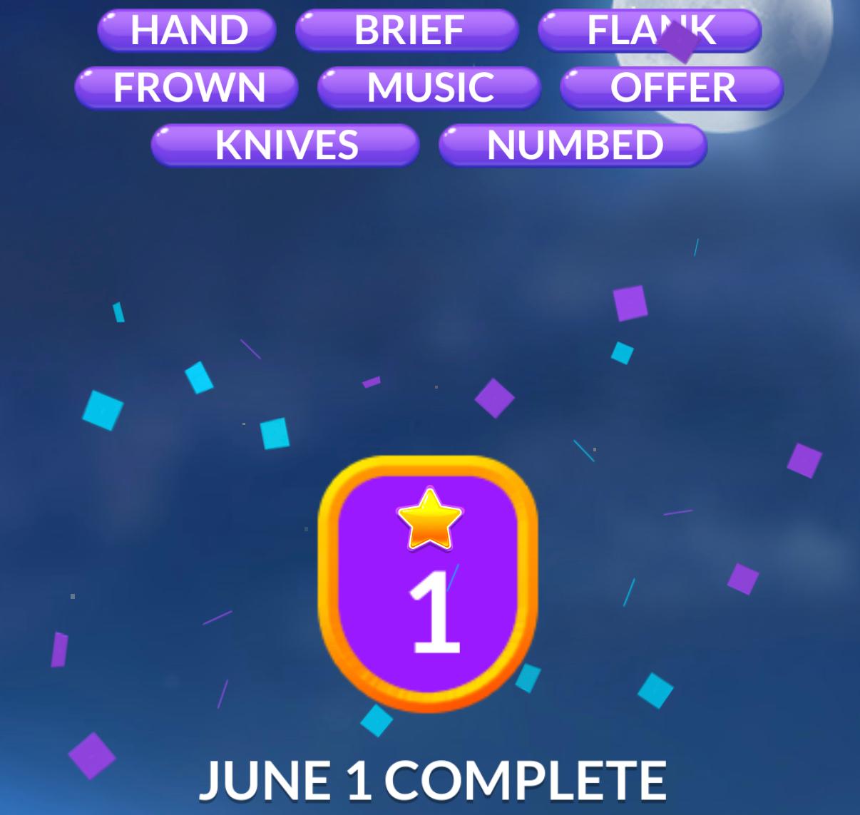 Word Stacks Daily Puzzle June 1 2026 Word Stacks Daily Puzzle June 1 2026
