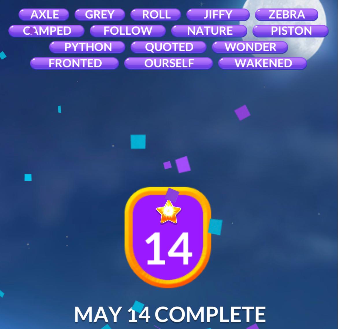 Word Stacks Daily Puzzle May 14 2026 Word Stacks Daily Puzzle May 14 2026