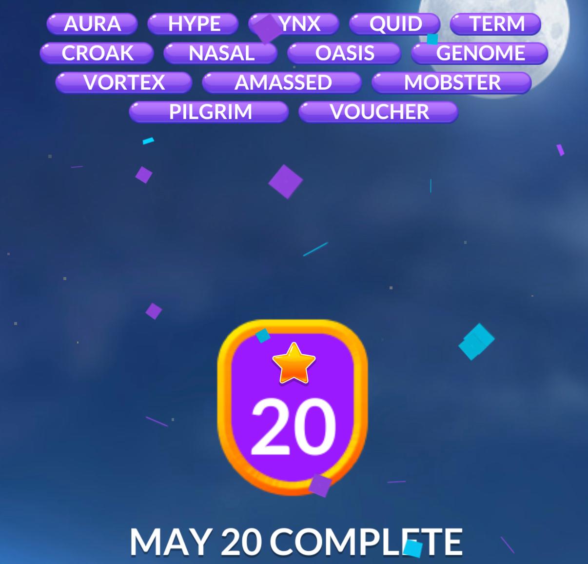 Word Stacks Daily Puzzle May 20 2026 Word Stacks Daily Puzzle May 20 2026
