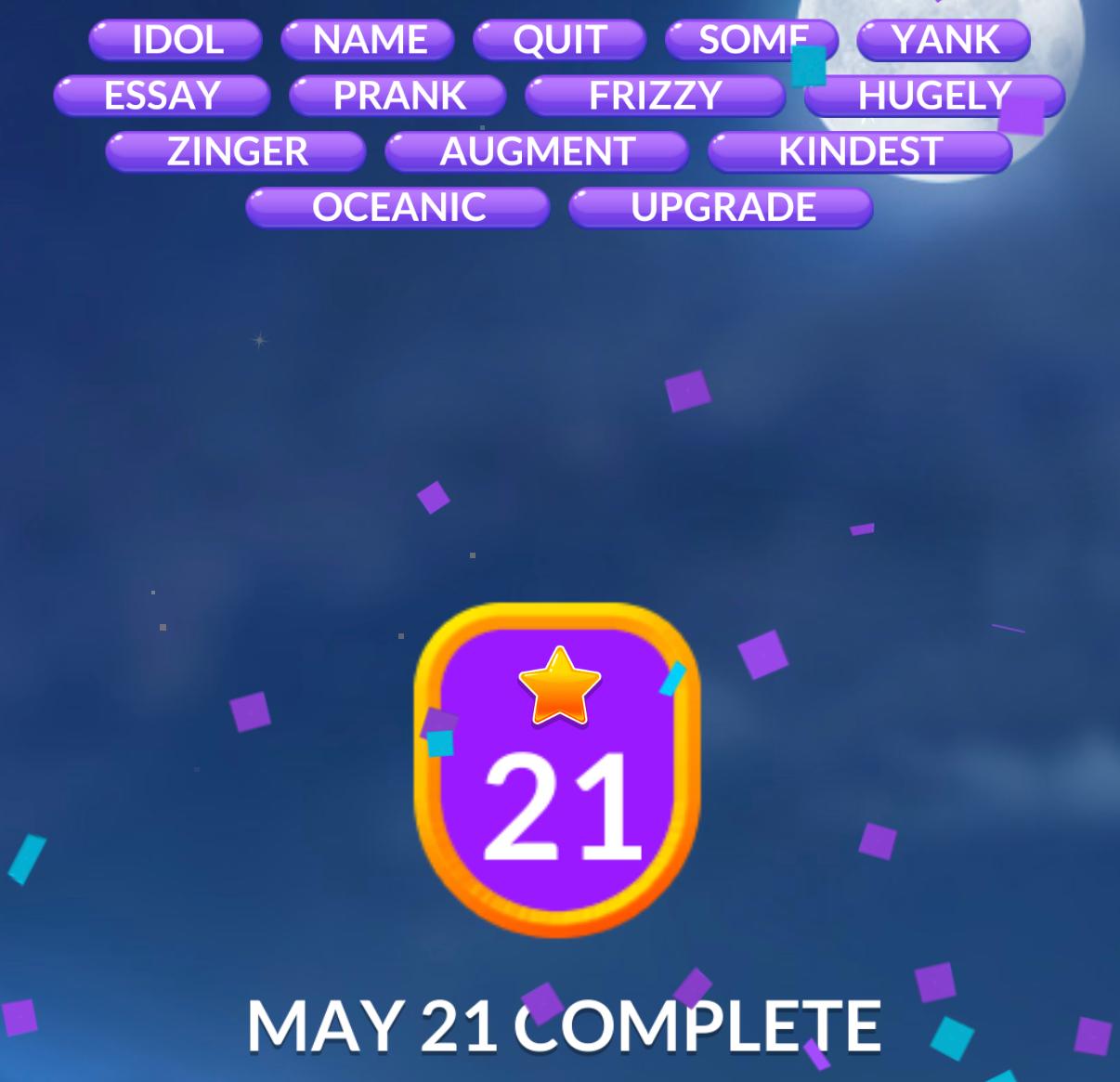 Word Stacks Daily Puzzle May 21 2026 Word Stacks Daily Puzzle May 21 2026
