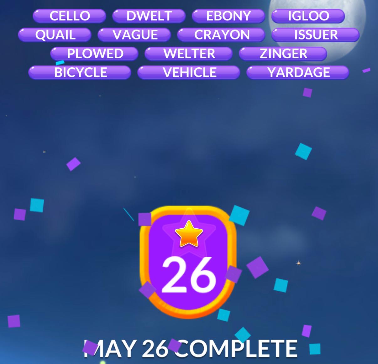 Word Stacks Daily Puzzle May 26 2026 Word Stacks Daily Puzzle May 26 2026
