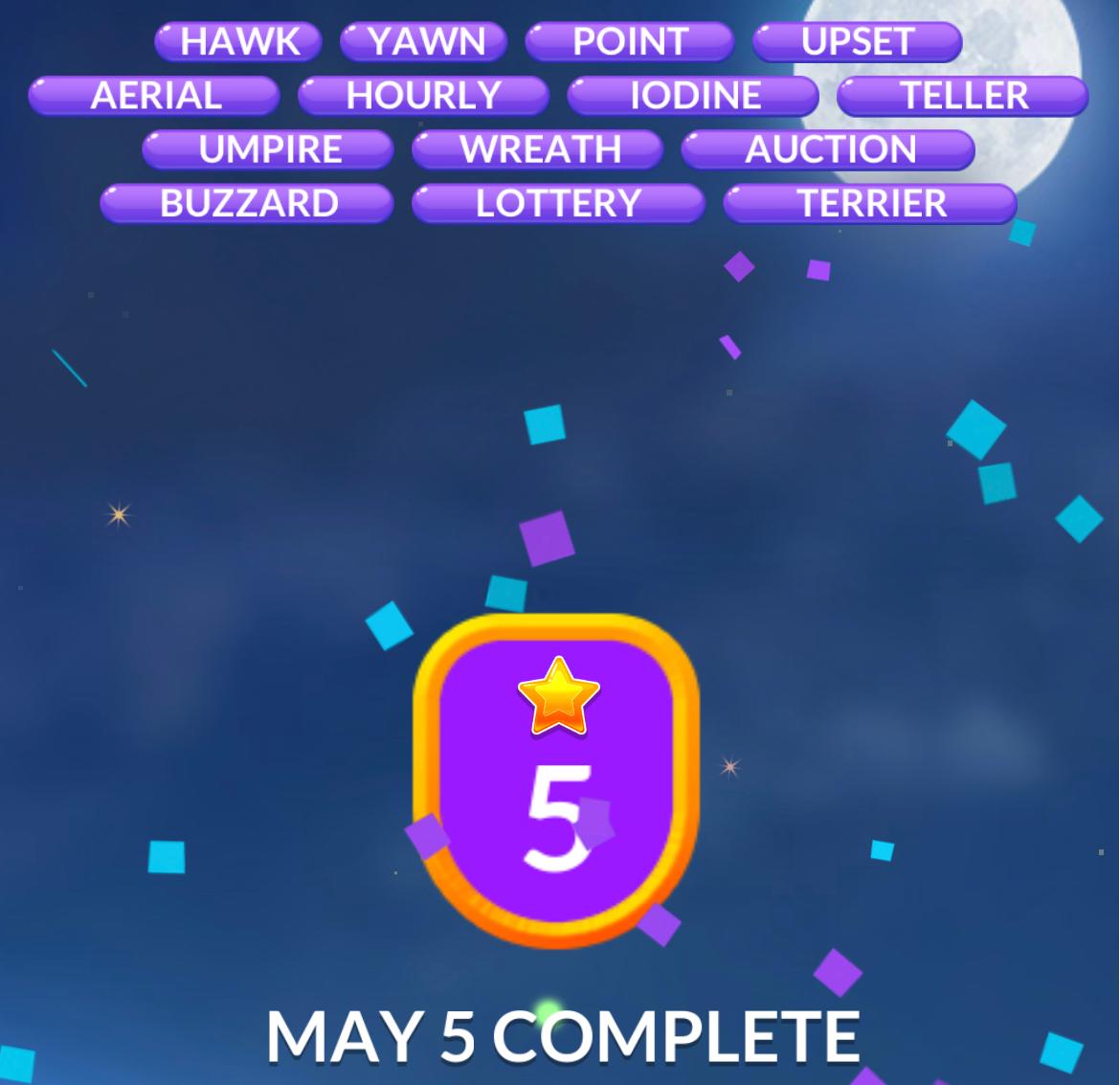 Word Stacks Daily Puzzle May 5 2026