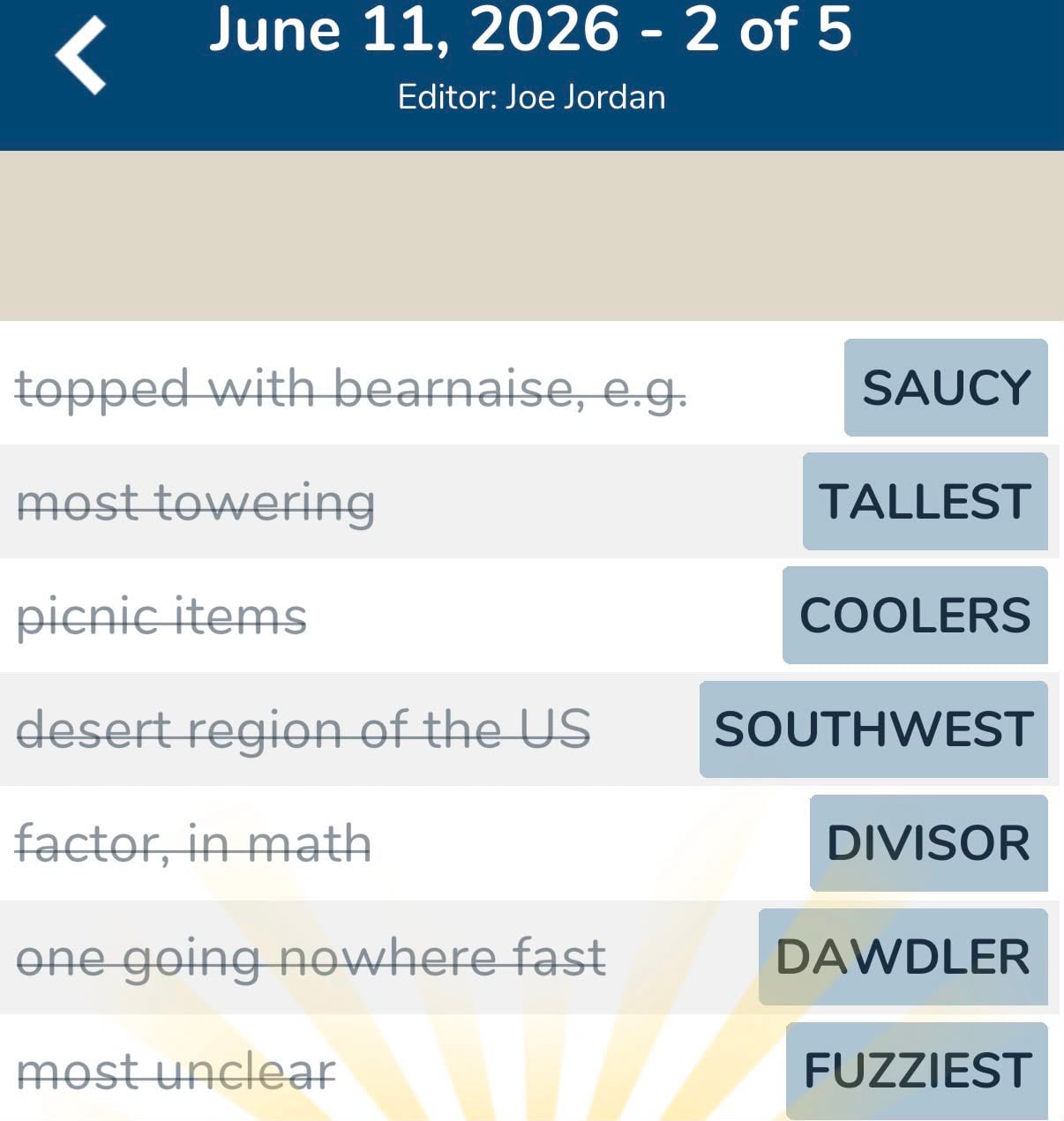 7 Little Words June 11 2026 2 7 Little Words June 11 2026 2