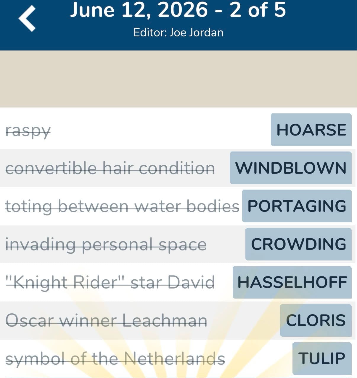 7 Little Words June 12 2026 2