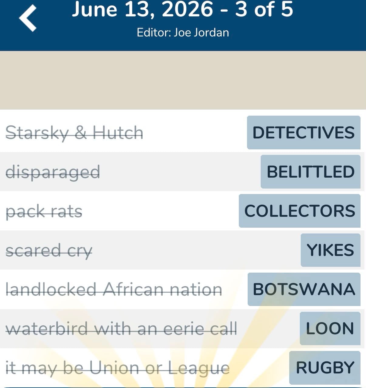7 Little Words June 13 2026 3 7 Little Words June 13 2026 3