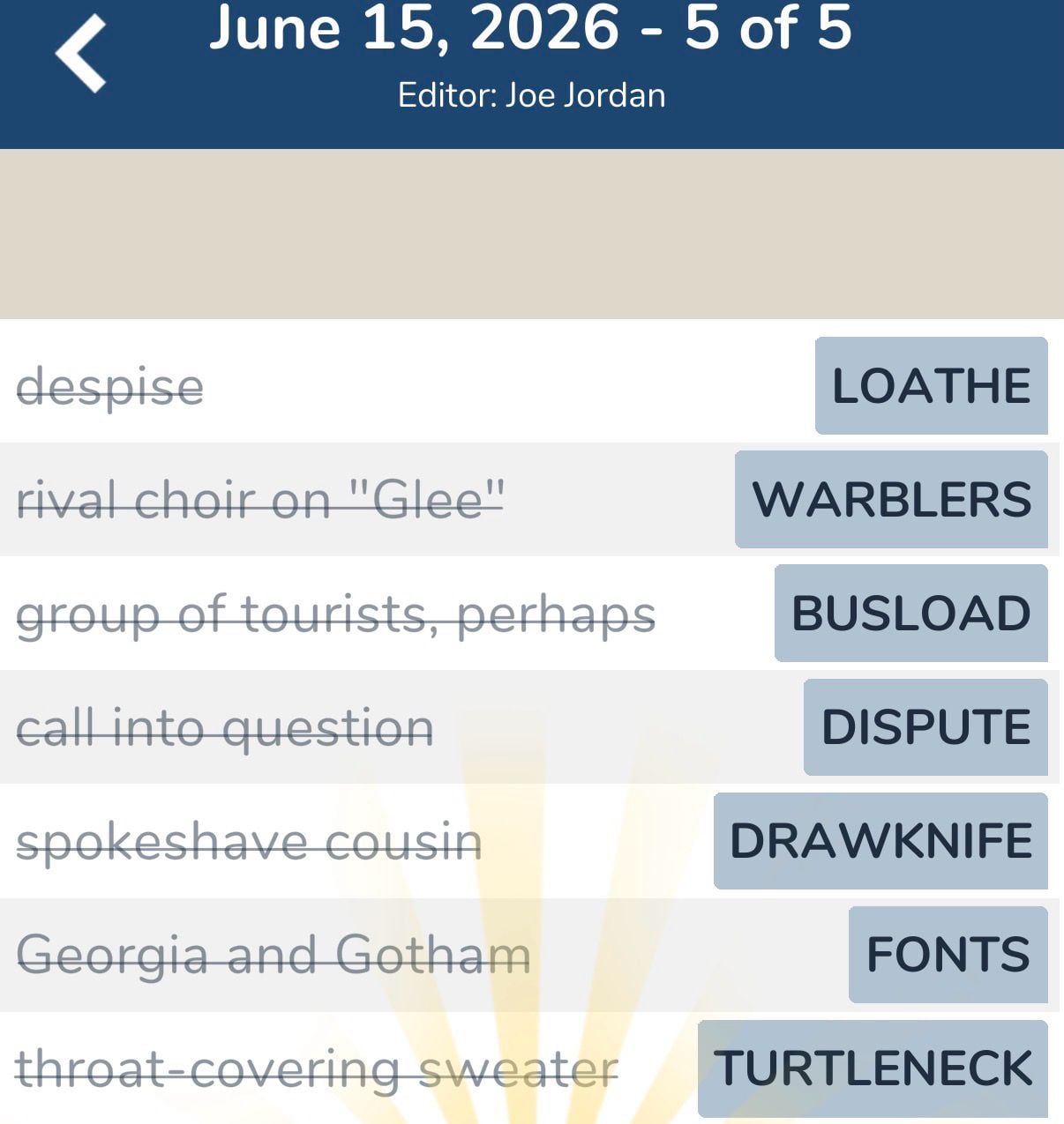 7 Little Words June 15 2026 5 7 Little Words June 15 2026 5