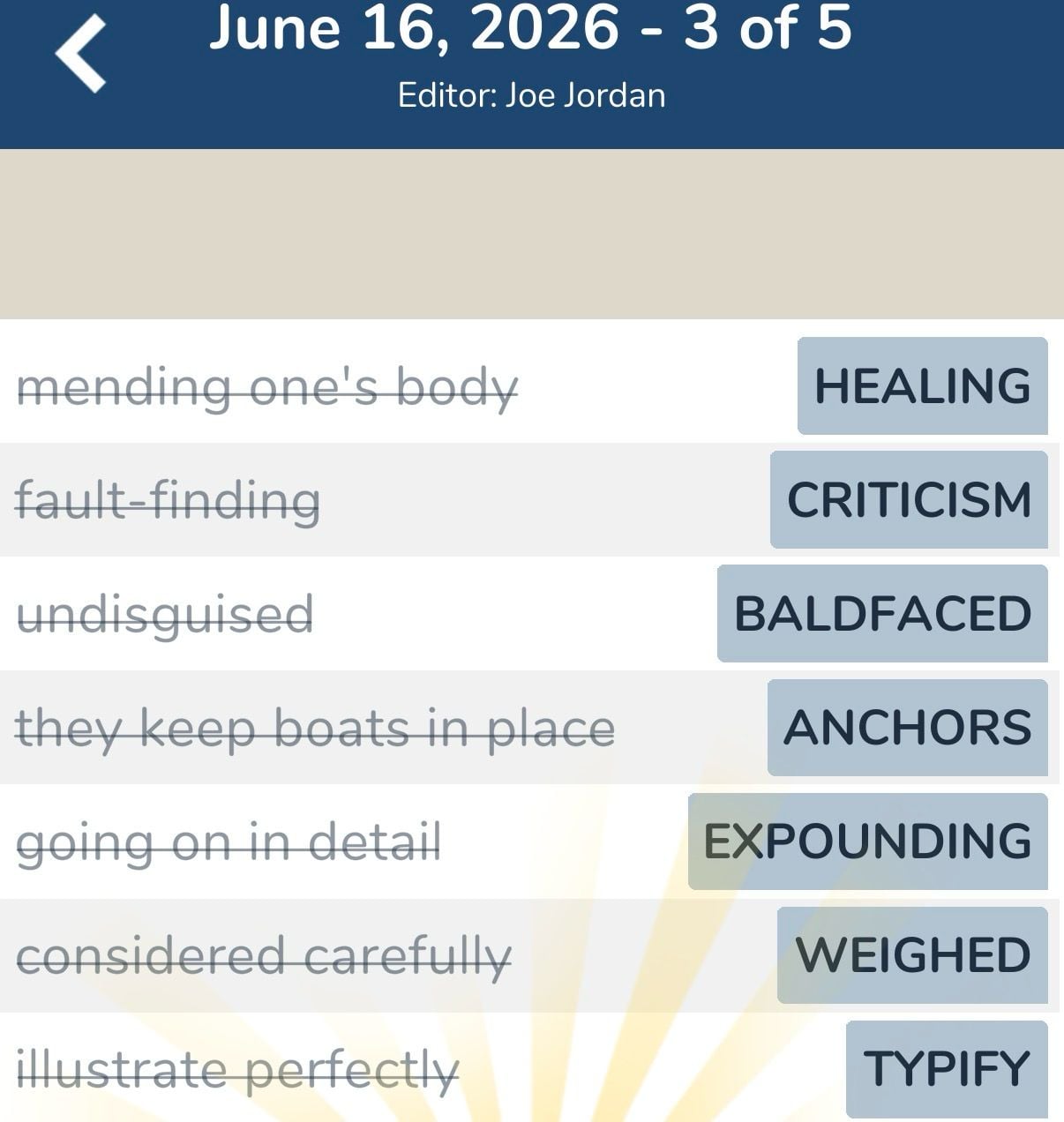 7 Little Words June 16 2026 3