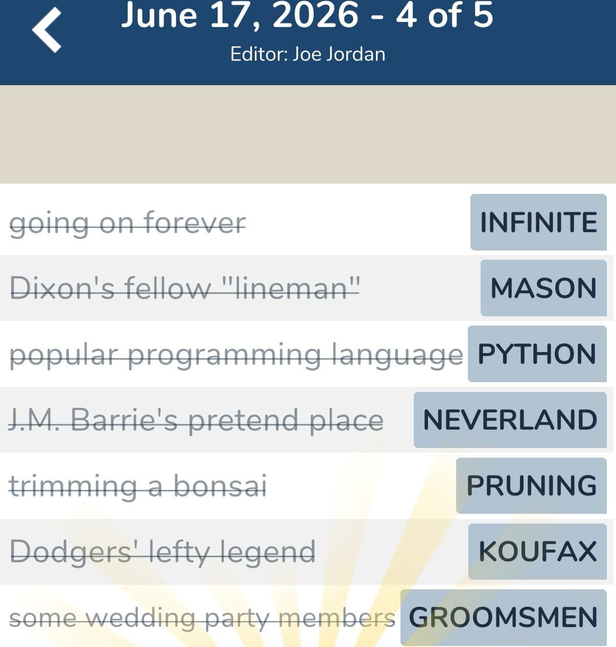 7 Little Words June 17 2026 4