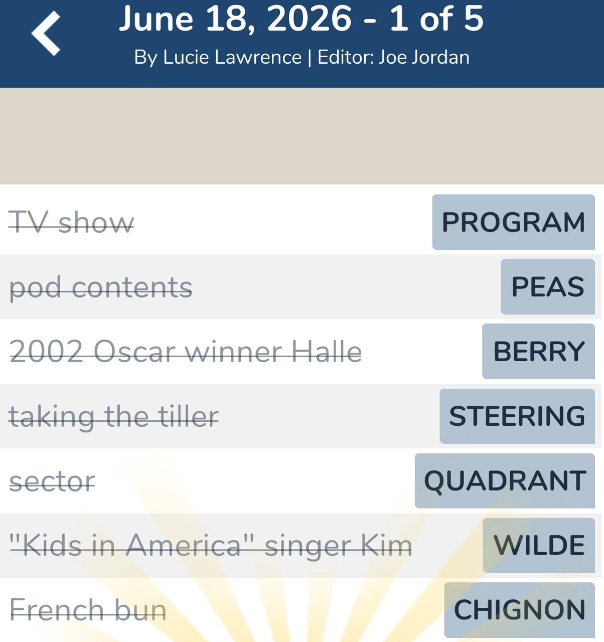 7 Little Words June 18 2026 1 7 Little Words June 18 2026 1
