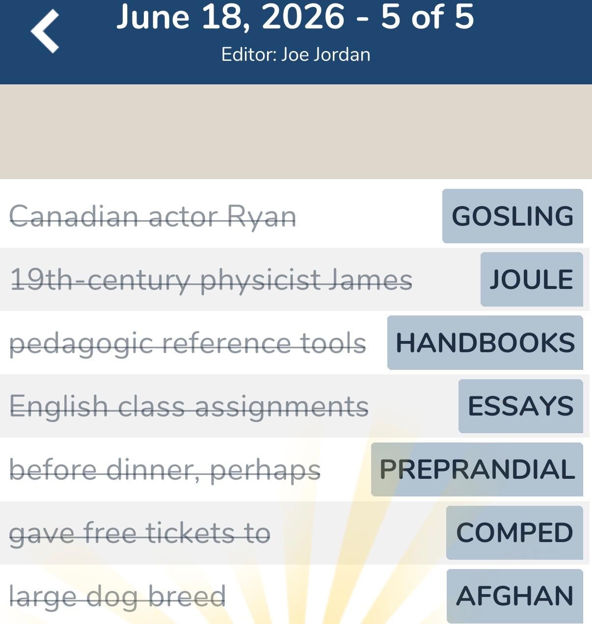 7 Little Words June 18 2026 5 7 Little Words June 18 2026 5