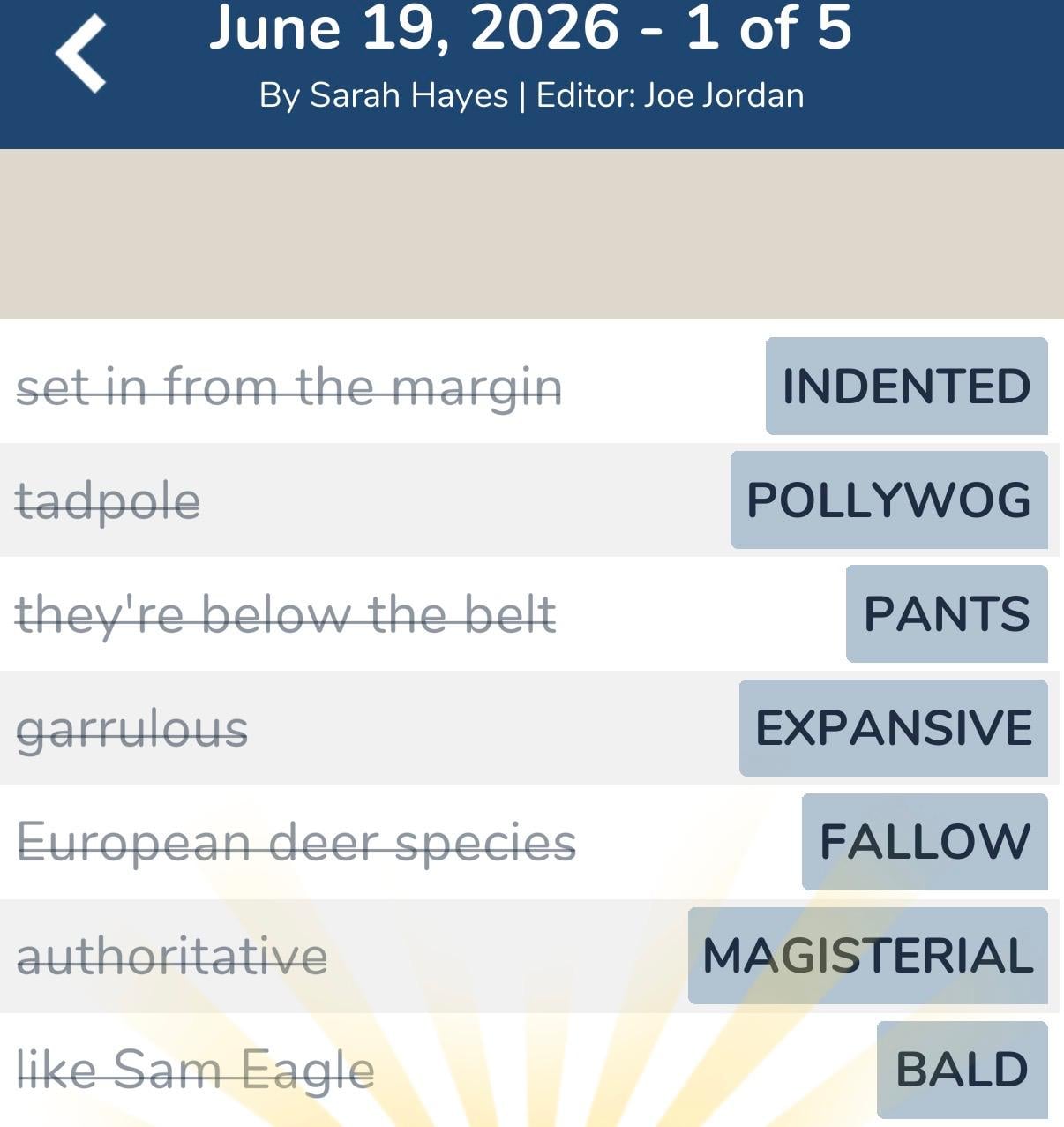 7 Little Words June 19 2026 1 7 Little Words June 19 2026 1
