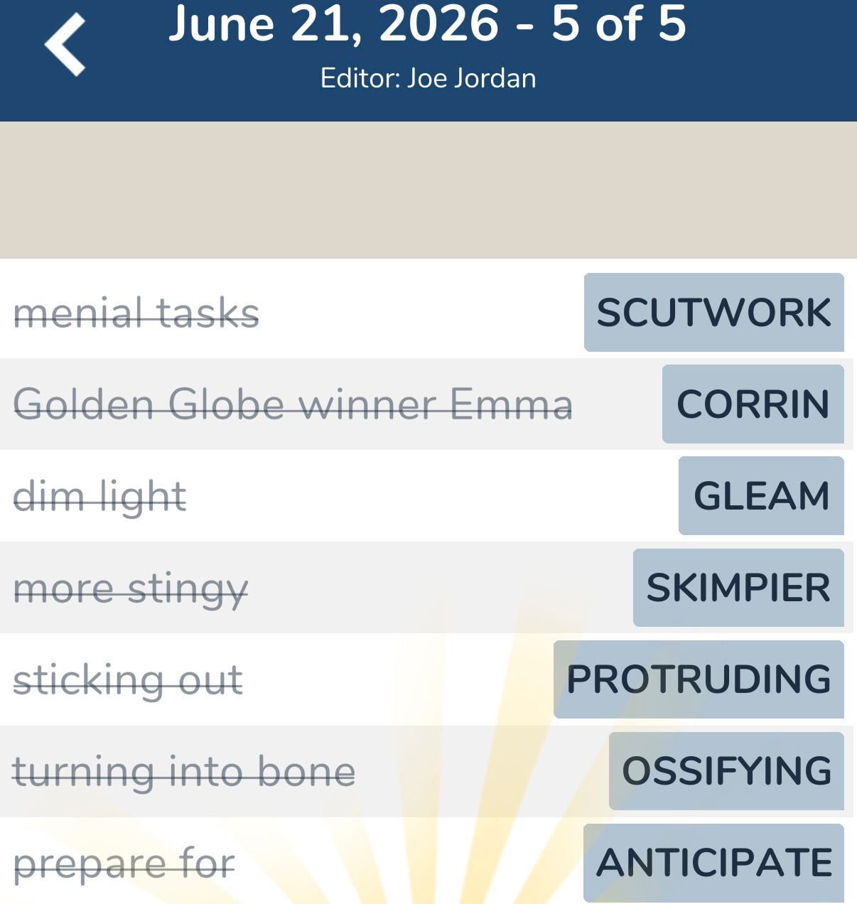 7 Little Words June 21 2026 5 7 Little Words June 21 2026 5