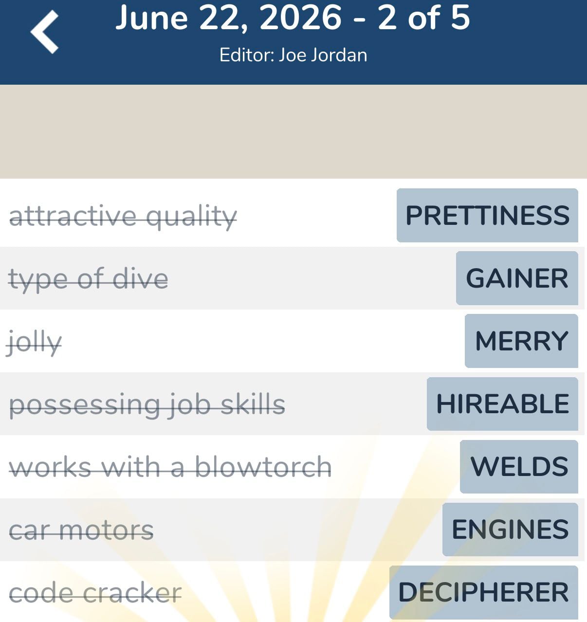 7 Little Words June 22 2026 2