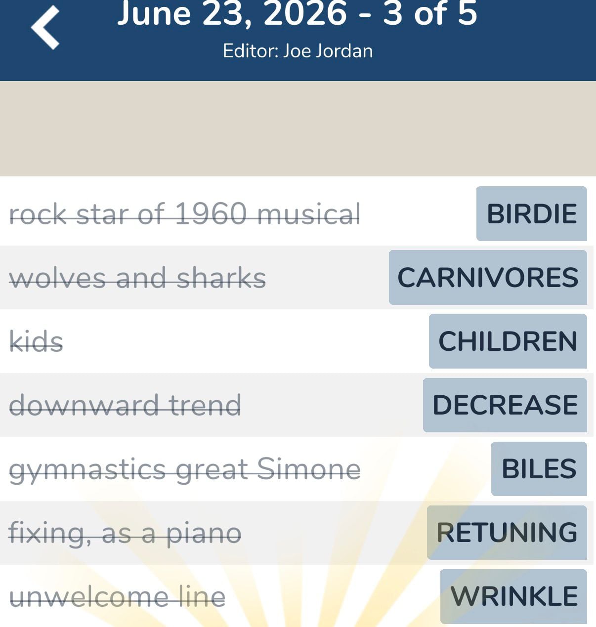 7 Little Words June 23 2026 3 7 Little Words June 23 2026 3