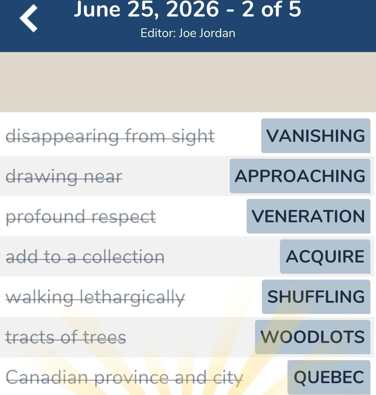 7 Little Words June 25 2026 2 7 Little Words June 25 2026 2