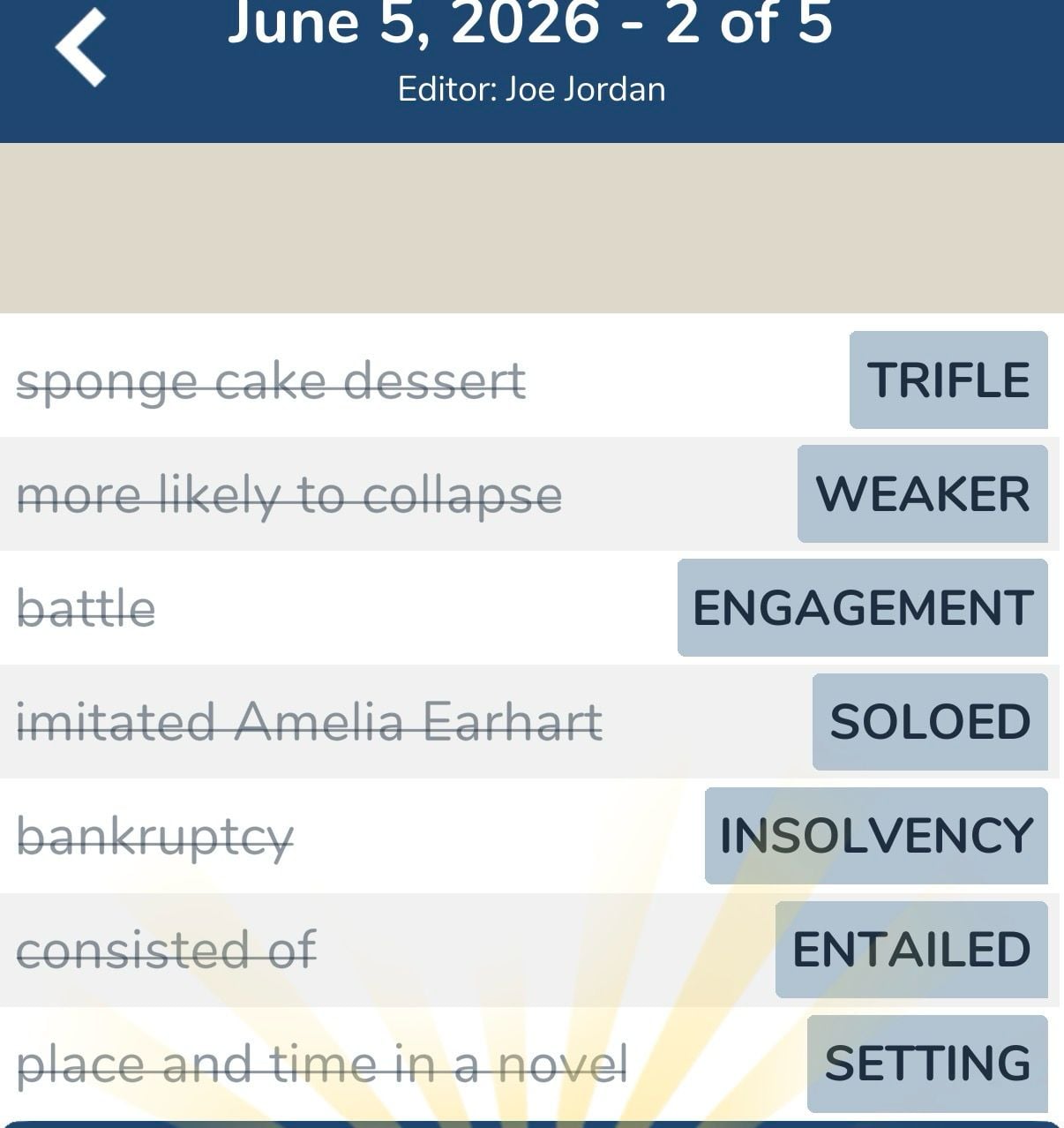 7 Little Words June 5 2026 2