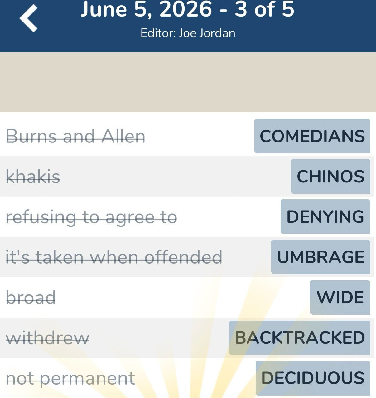 7 Little Words June 5 2026 3