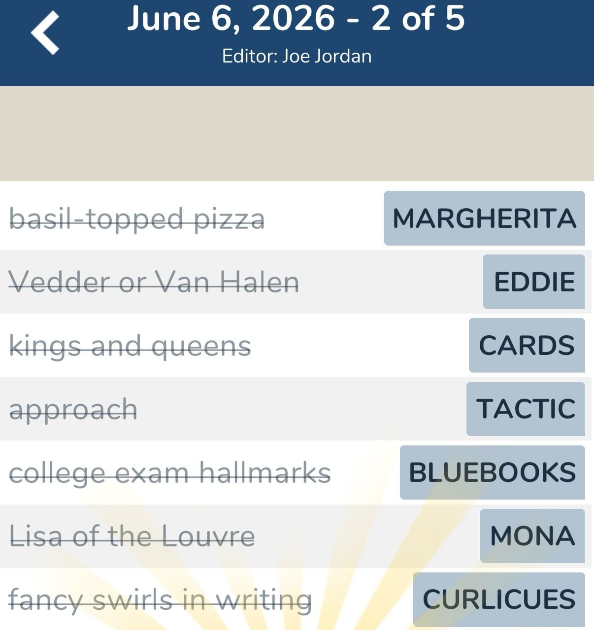 7 Little Words June 6 2026 2
