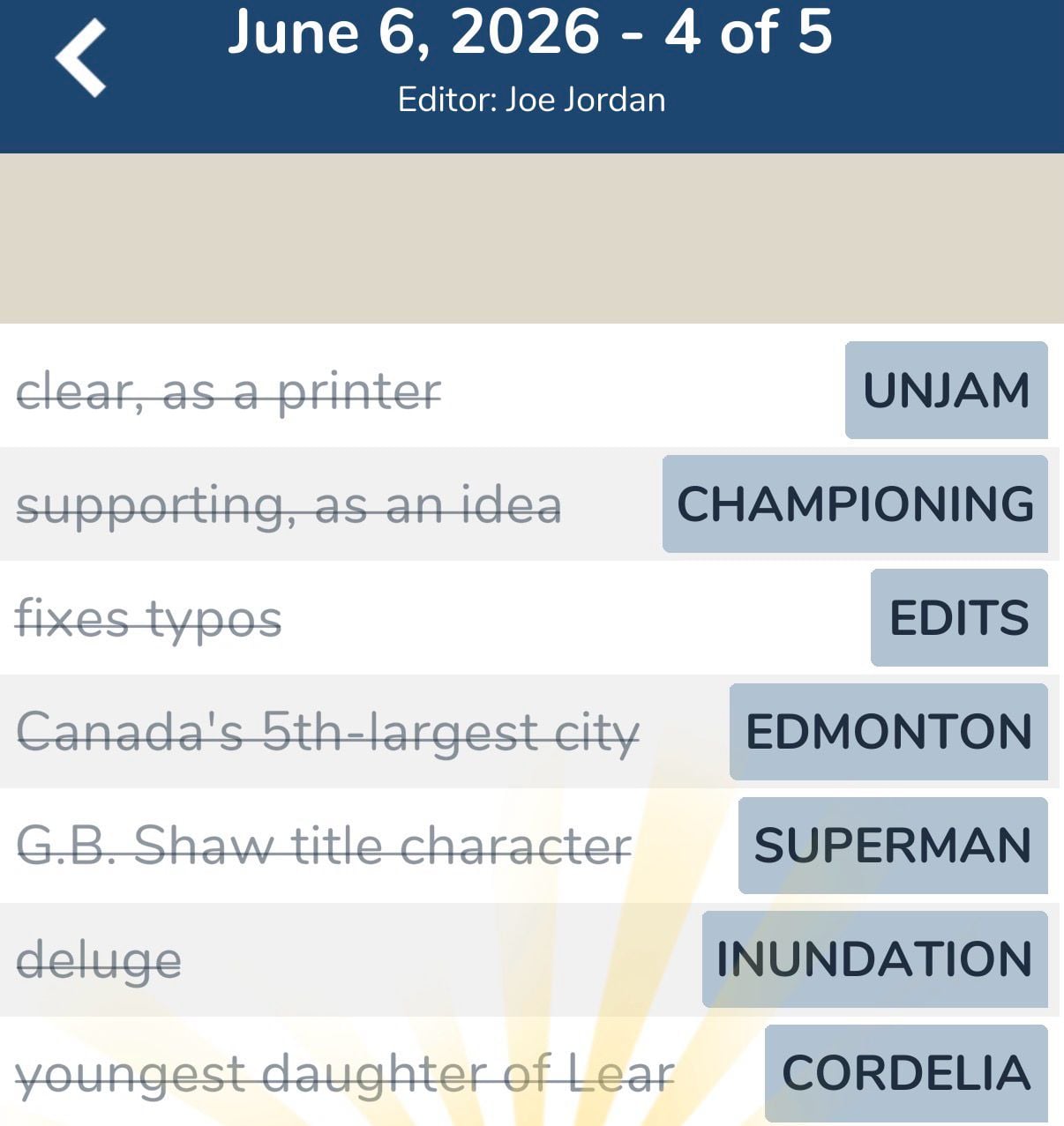 7 Little Words June 6 2026 4