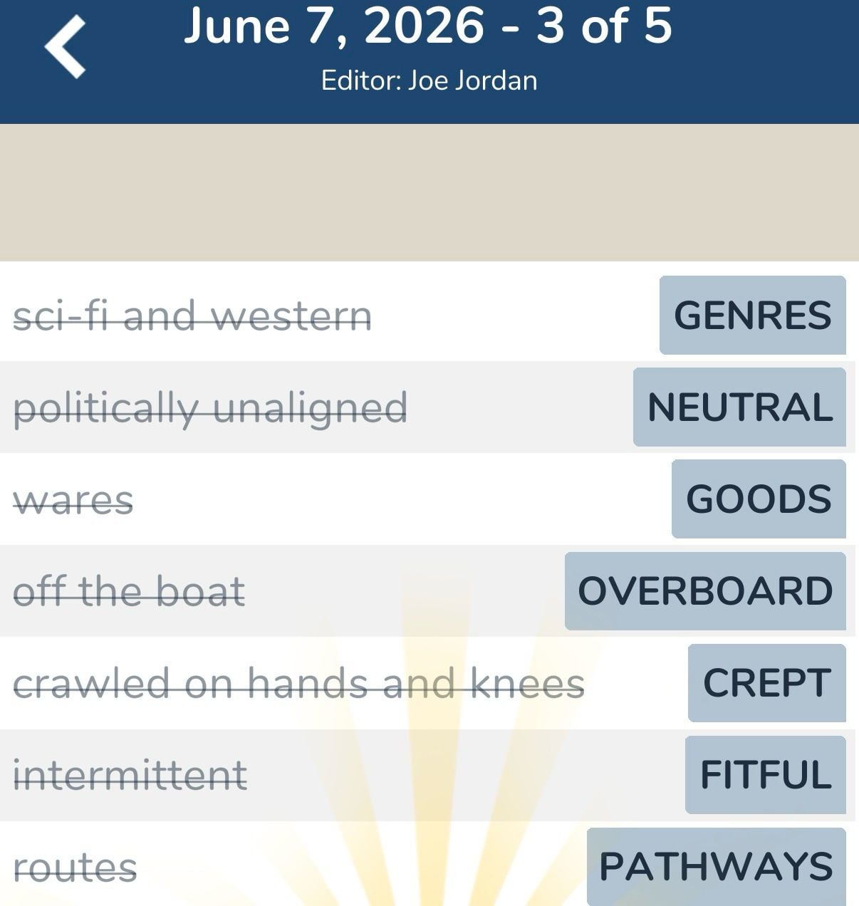 7 Little Words June 7 2026 3