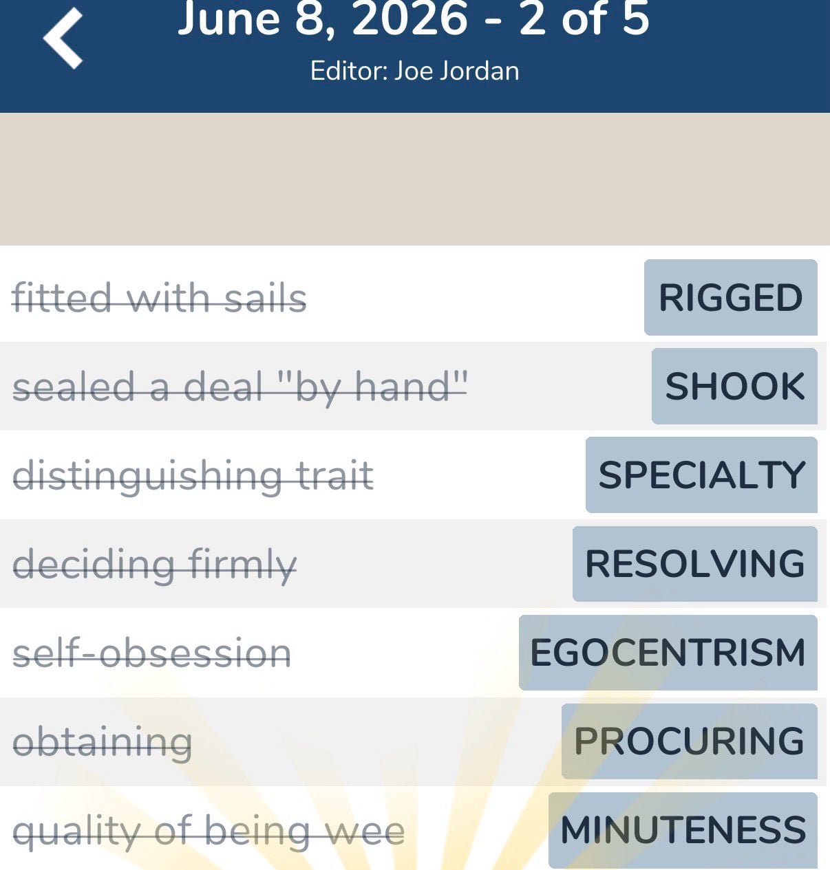 7 Little Words June 8 2026 2 7 Little Words June 8 2026 2