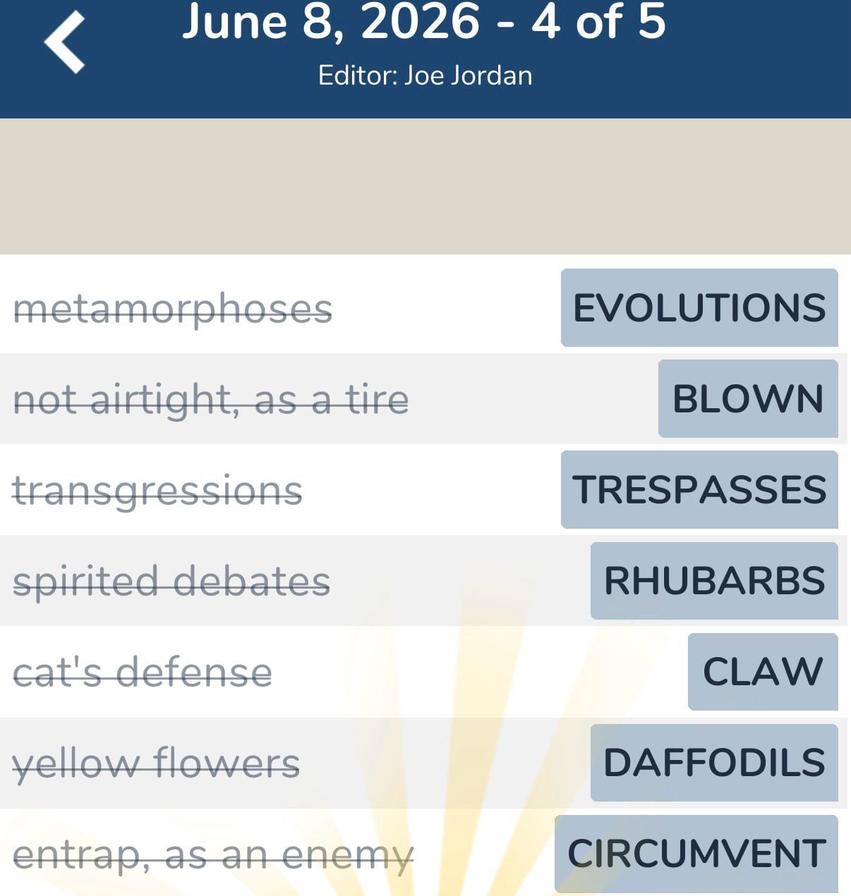 7 Little Words June 8 2026 4 7 Little Words June 8 2026 4
