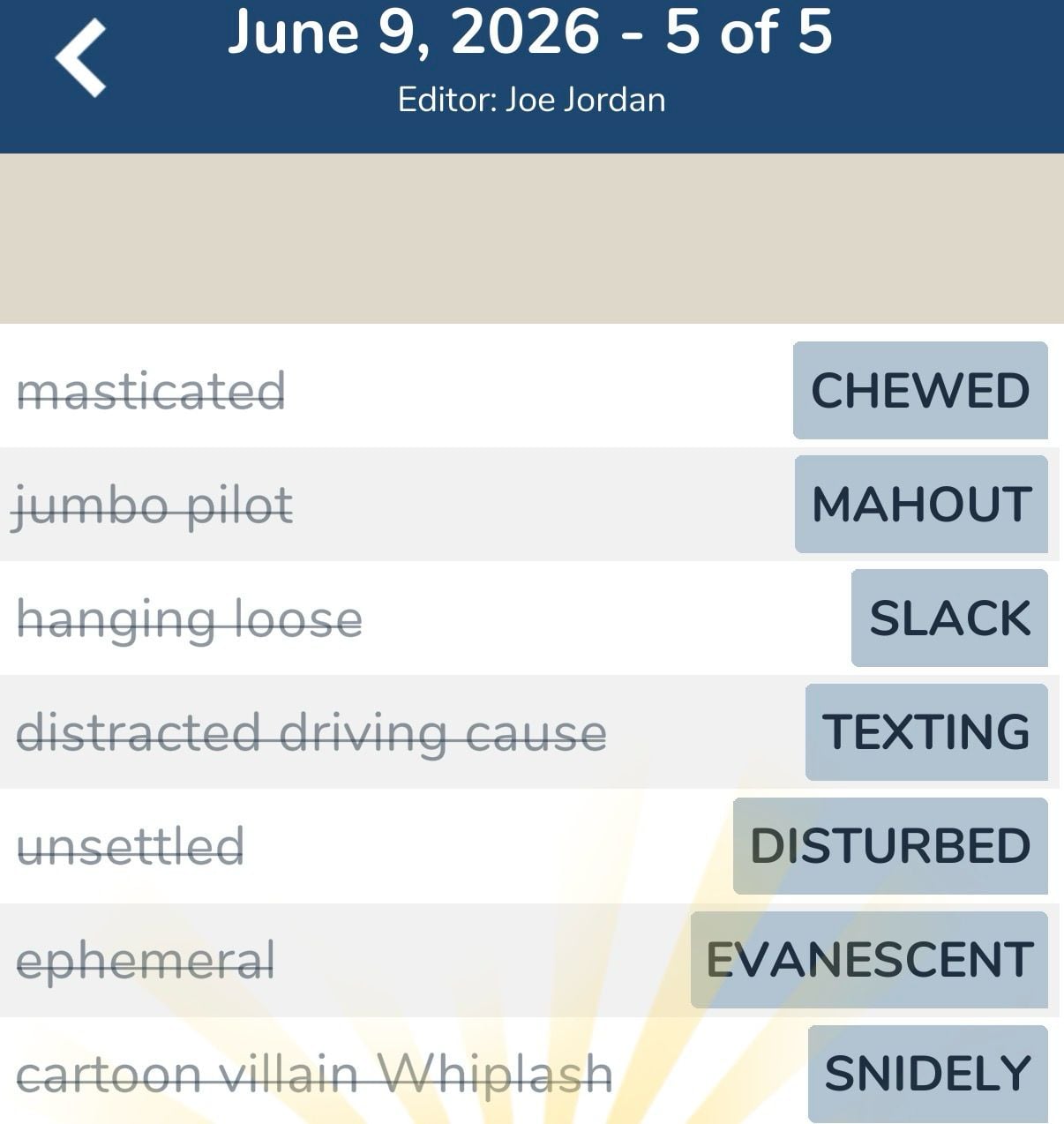 7 Little Words June 9 2026 5 7 Little Words June 9 2026 5