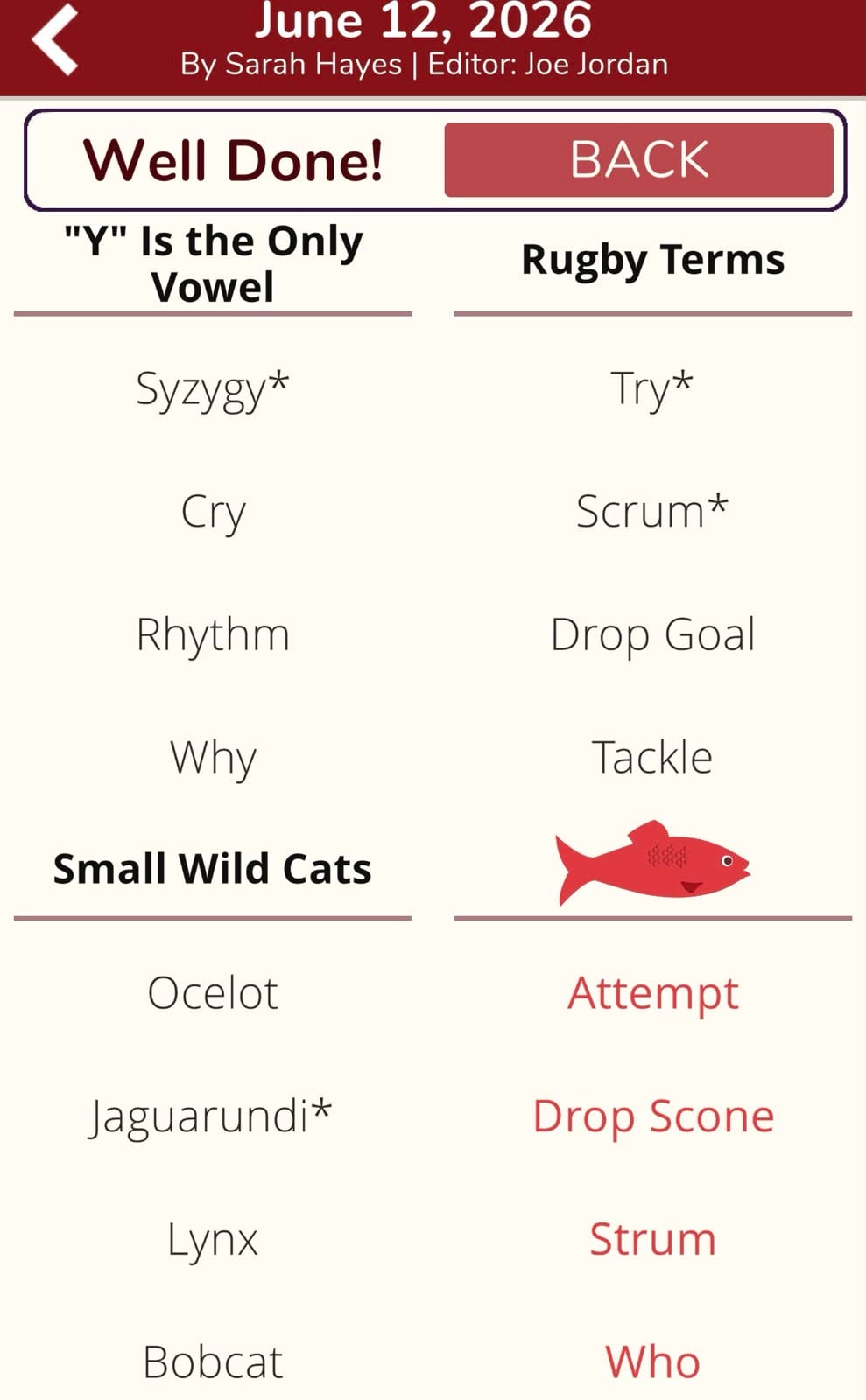 7 Little Words Red Herring June 12 2026 7 Little Words Red Herring June 12 2026