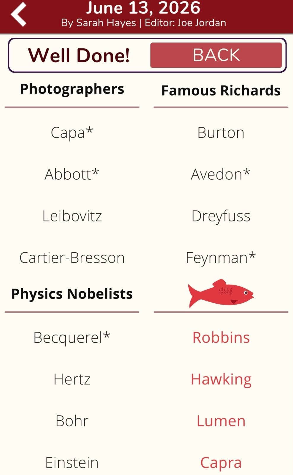 7 Little Words Red Herring June 13 2026 7 Little Words Red Herring June 13 2026