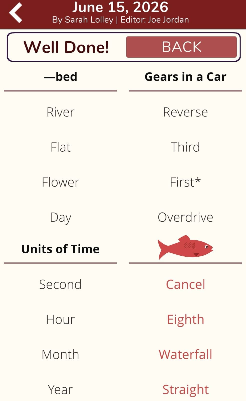 7 Little Words Red Herring June 15 2026 7 Little Words Red Herring June 15 2026