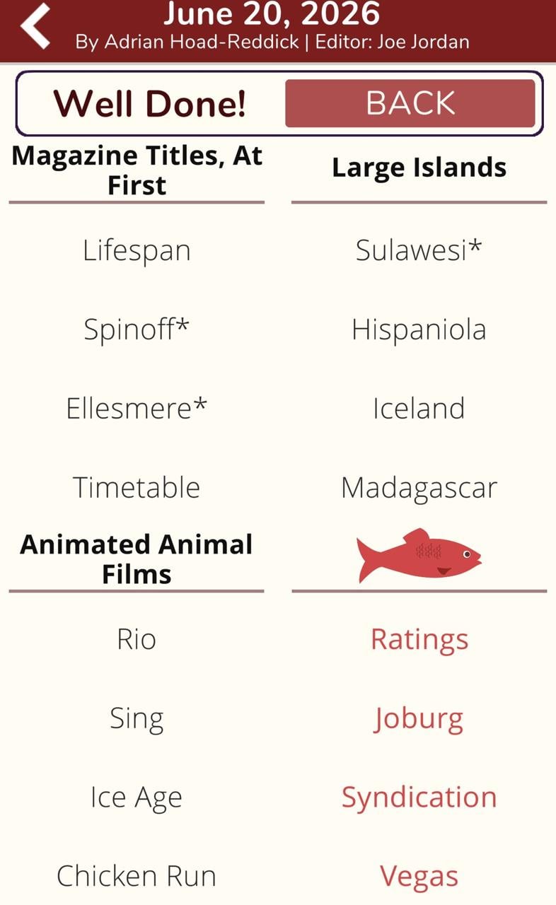 7 Little Words Red Herring June 20 2026 7 Little Words Red Herring June 20 2026