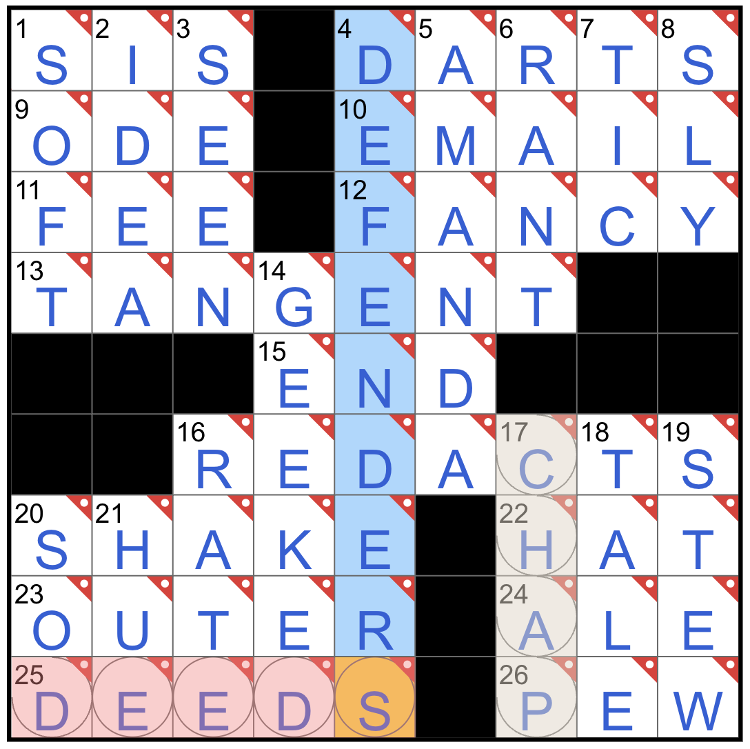 NYT June 7 2026 The Midi Crossword Answers