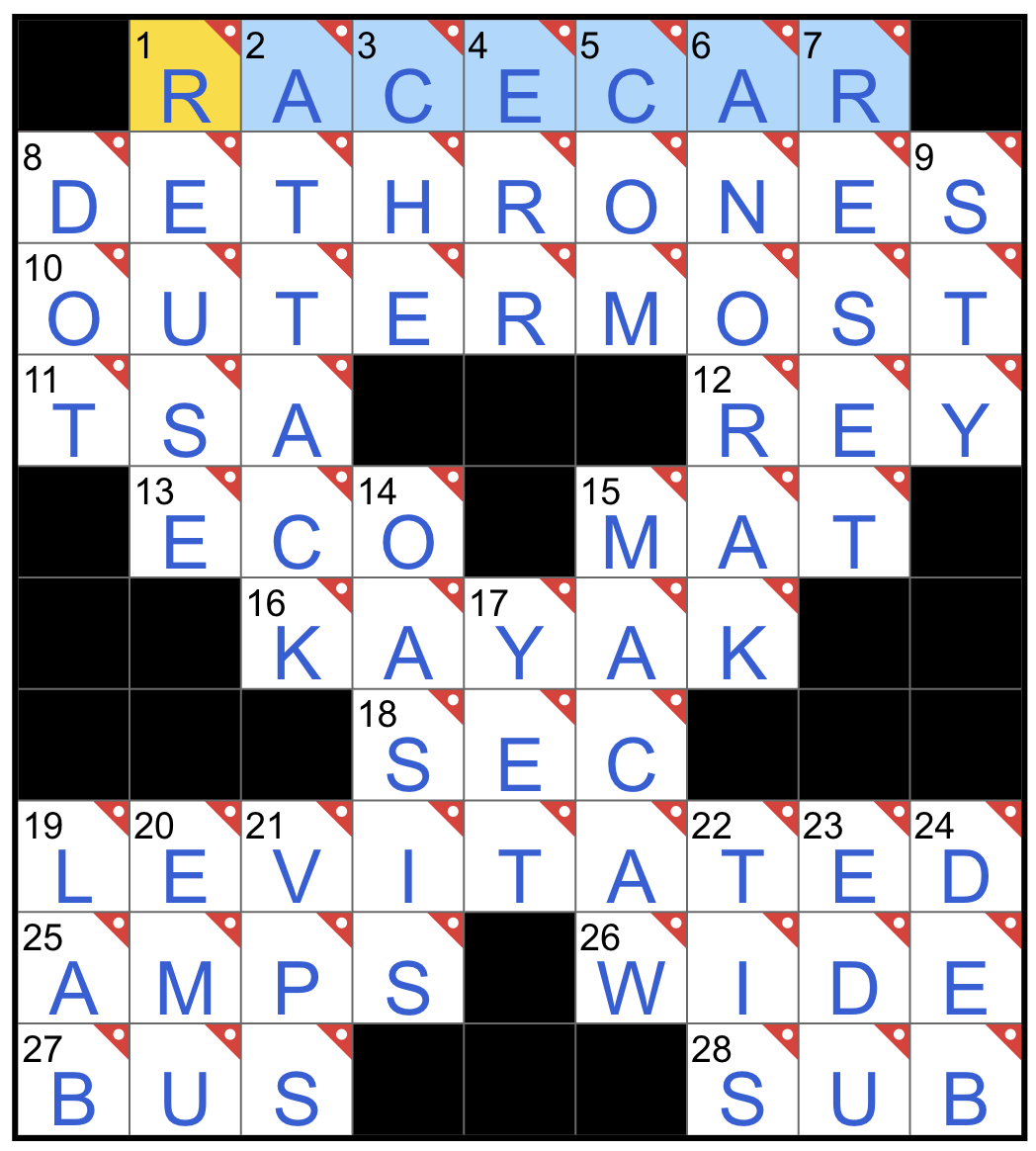 NYT June 9 2026 The Midi Crossword Answers